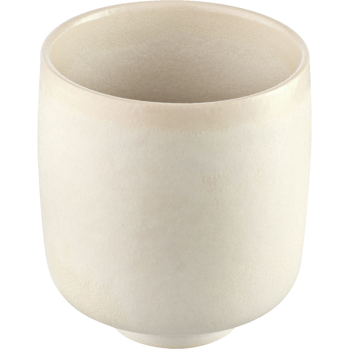 Playground Beker Nara smal; 320 ml, 8x9.5 cm (&Oslash;xH); cr&egrave;me; rond; 6 stuk / verpakking