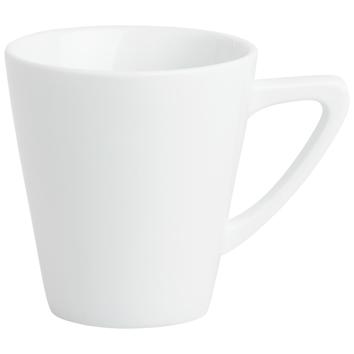 Tazza alta da tè con manico Bace PULSIVA; 320ml, 9x10 cm (ØxH); bianco; rotonda; 6 pz. / confezione