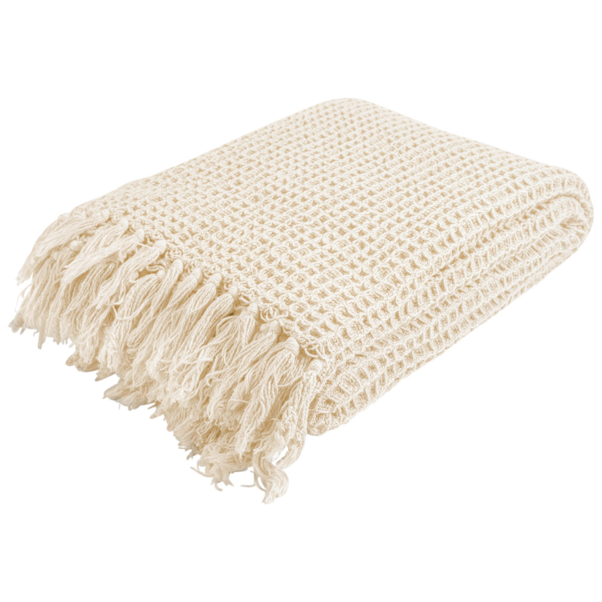 Coperta Narisa MAGMA; 130x170 cm (LxL); bianco crema; rettangolare