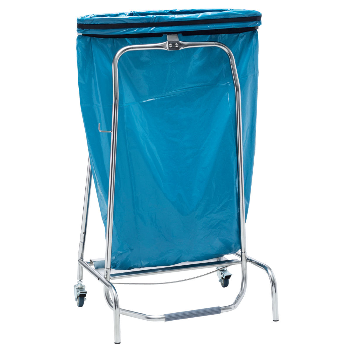 Sostegno per sacchetti spazzatura acciaio PULSIVA; 59x43x96 cm (LxLxH); argento