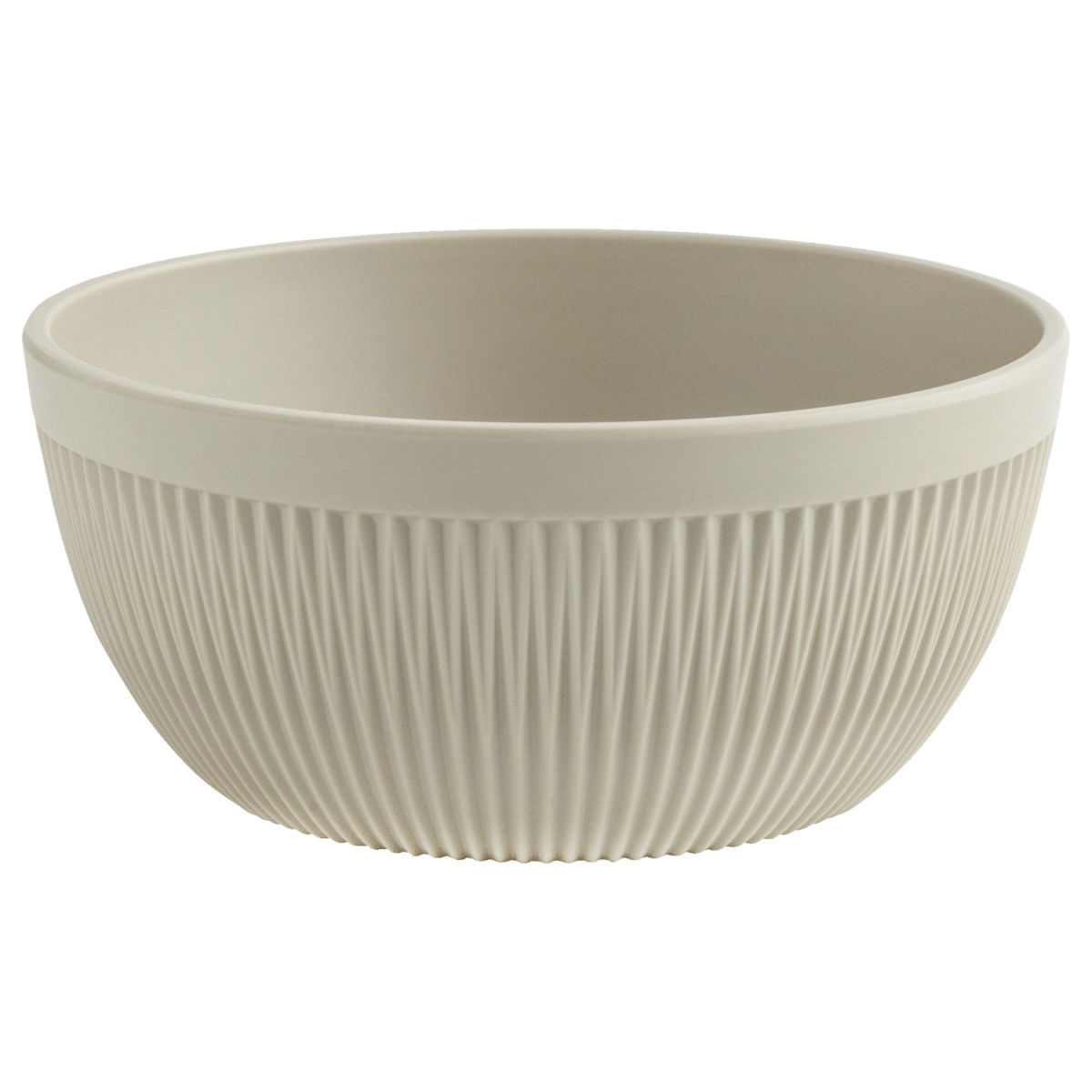 VEGA Schale Kanas rund, mit Relief 900 ml, 17x7.5 cm (ØxH); beige; rund