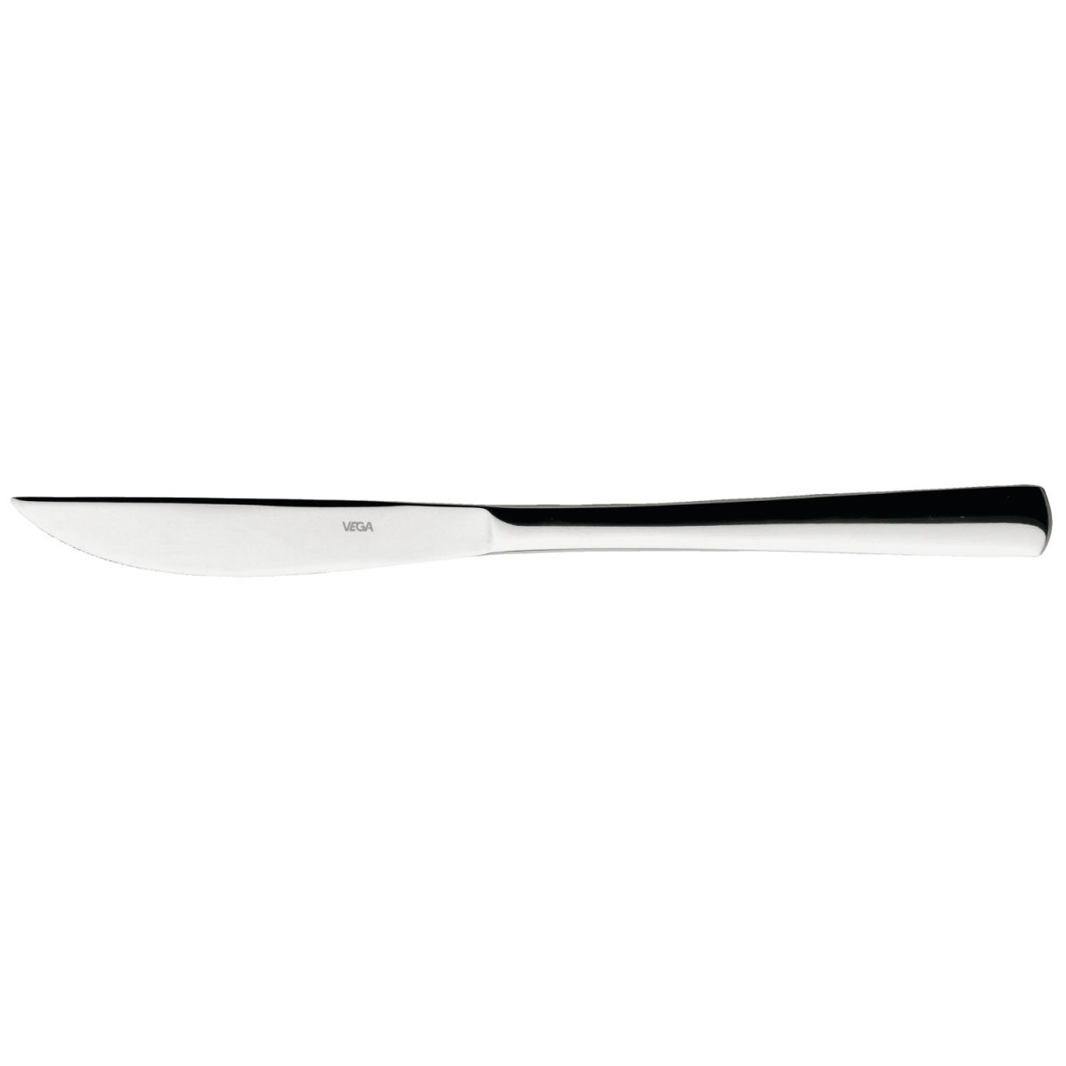 VEGA Pizza-/Steakmesser Madrid 22.4 cm (L); silber, Griff silber; 12 Stück / Pack