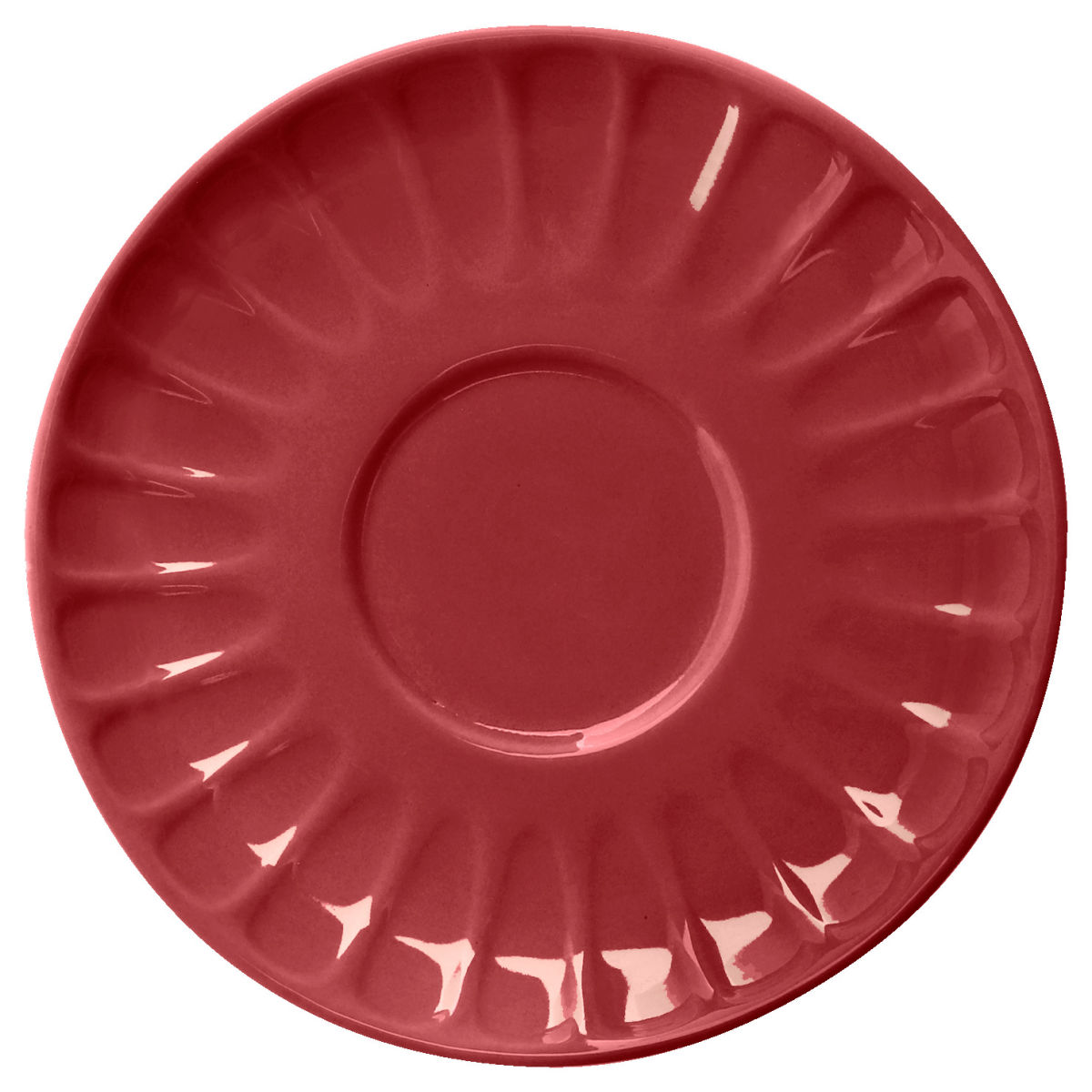Piattino espresso Bel Colore VEGA; 11.5 cm (Ø); rosso; 6 pz. / confezione