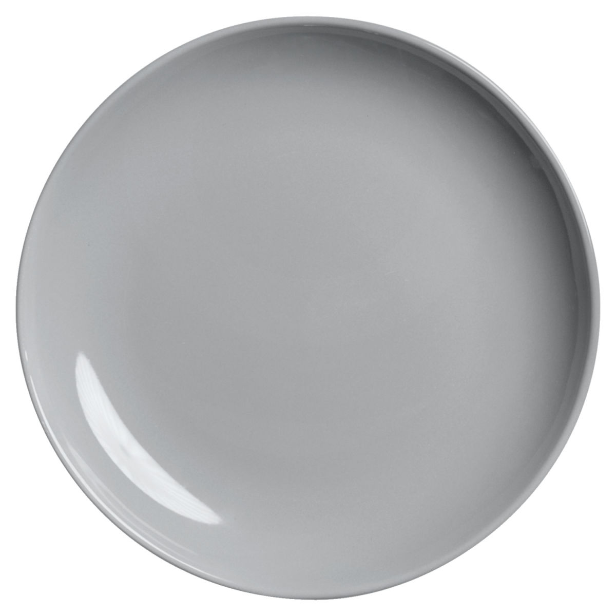 PULSIVA Plat bord Guscia; 16.3 cm (&Oslash;); grijs; rond; 6 stuk / verpakking