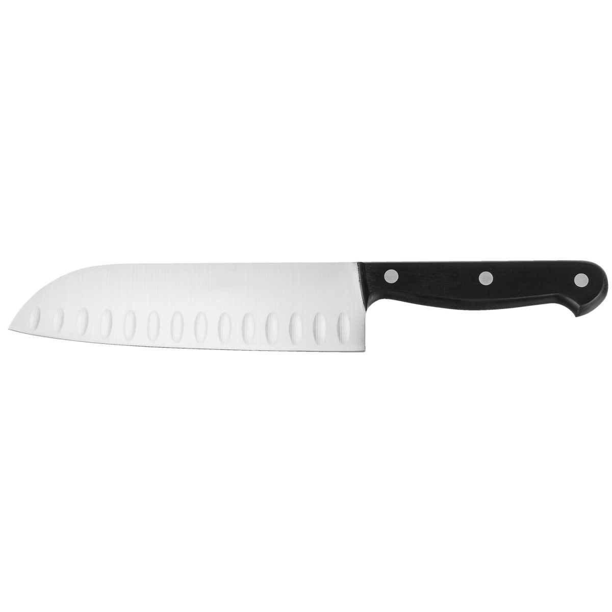 PULSIVA Santokumesser POM Klingenlänge 18 cm, 32 cm (L); schwarz