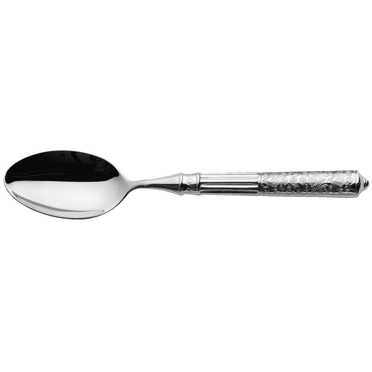 Vega Tafellepel Marokko; 20.8 cm (L); zilver, Handvat zilver; 6 stuk / verpakking