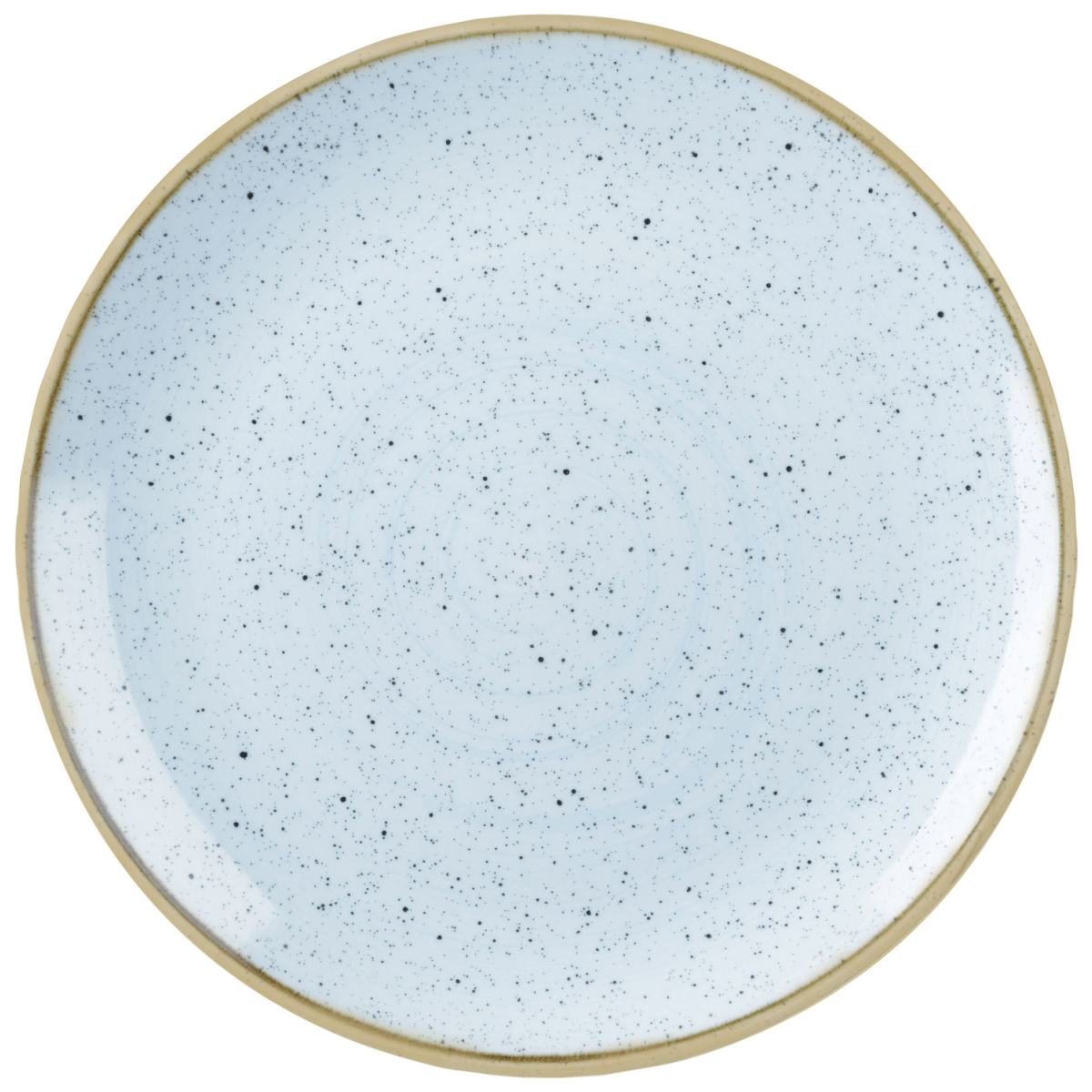 Churchill Teller flach Stonecast Duck Egg Coupe 16.5 cm (Ø); hellblau/braun; rund; 12 Stück / Pack