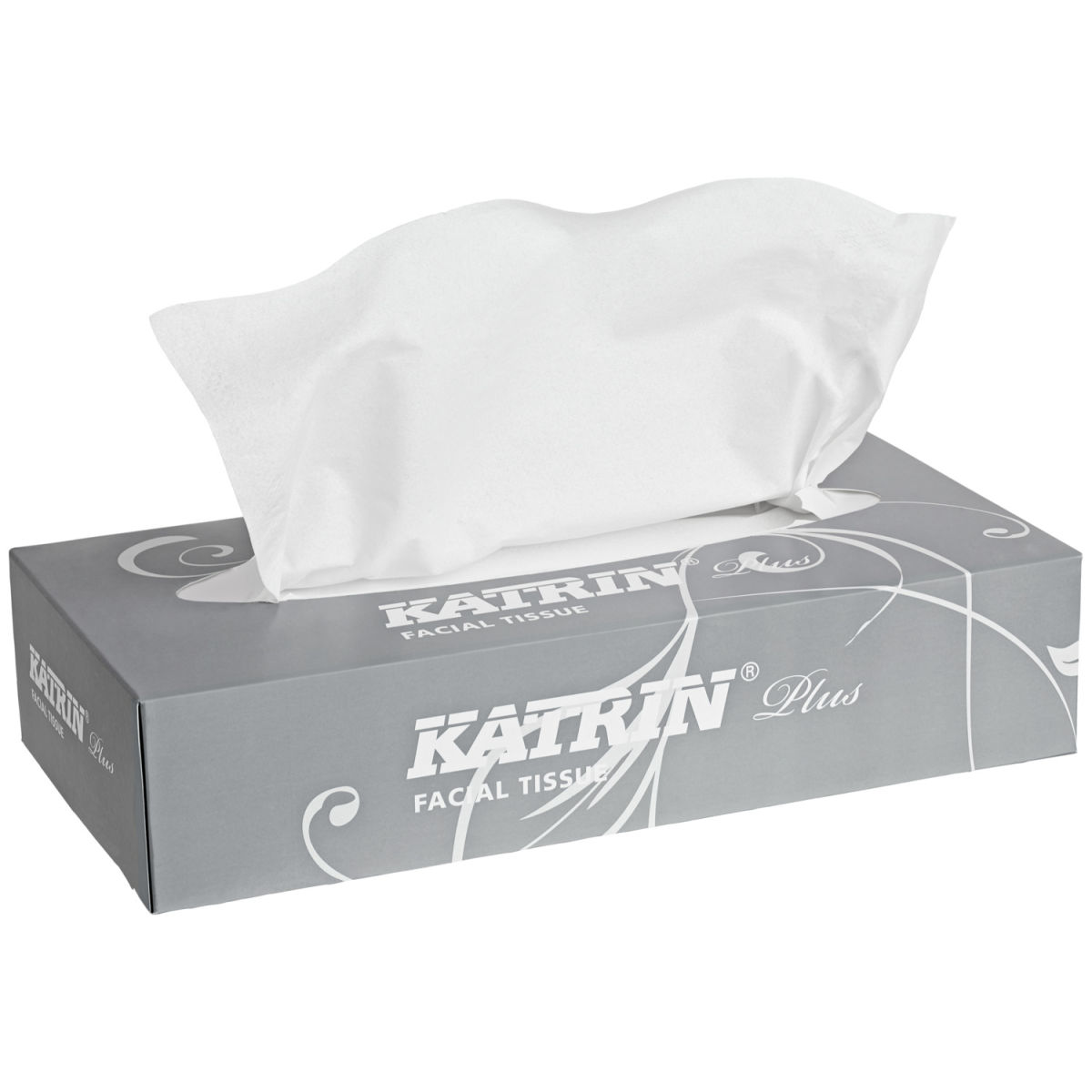 Fazzoletti cosmetici Katrin; 22.7x11.5 cm (LxL); bianco; 40 confezione / set
