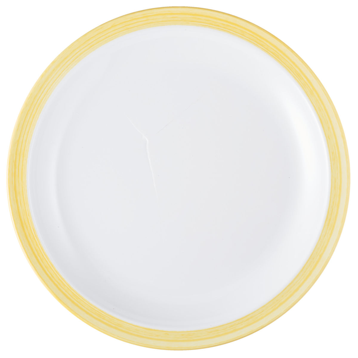 Plato llano Bistro WACA; 23.5 cm (Ø); amarillo; redonda; 5 pz. / Paquete