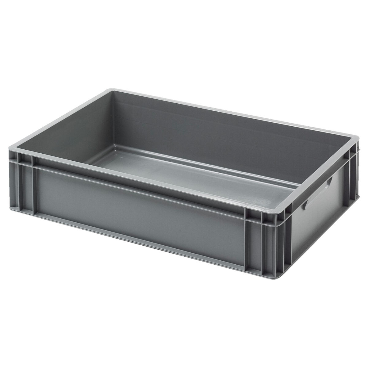 Contenitori impilabili EURO chiusi Ringoplast; 60x40x14.3 cm (LxLxH); grigio
