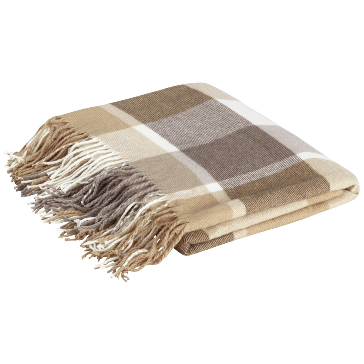 Coperta Davos ERWIN M.; 150x200 cm (LxL); beige/bianco