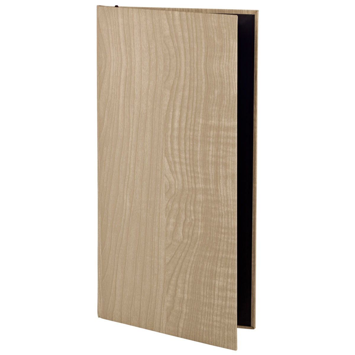 Menu Legno senza goffratura formato bar VEGA; Misura formato bar, 16.3x33.5 cm (LxH); sabbia