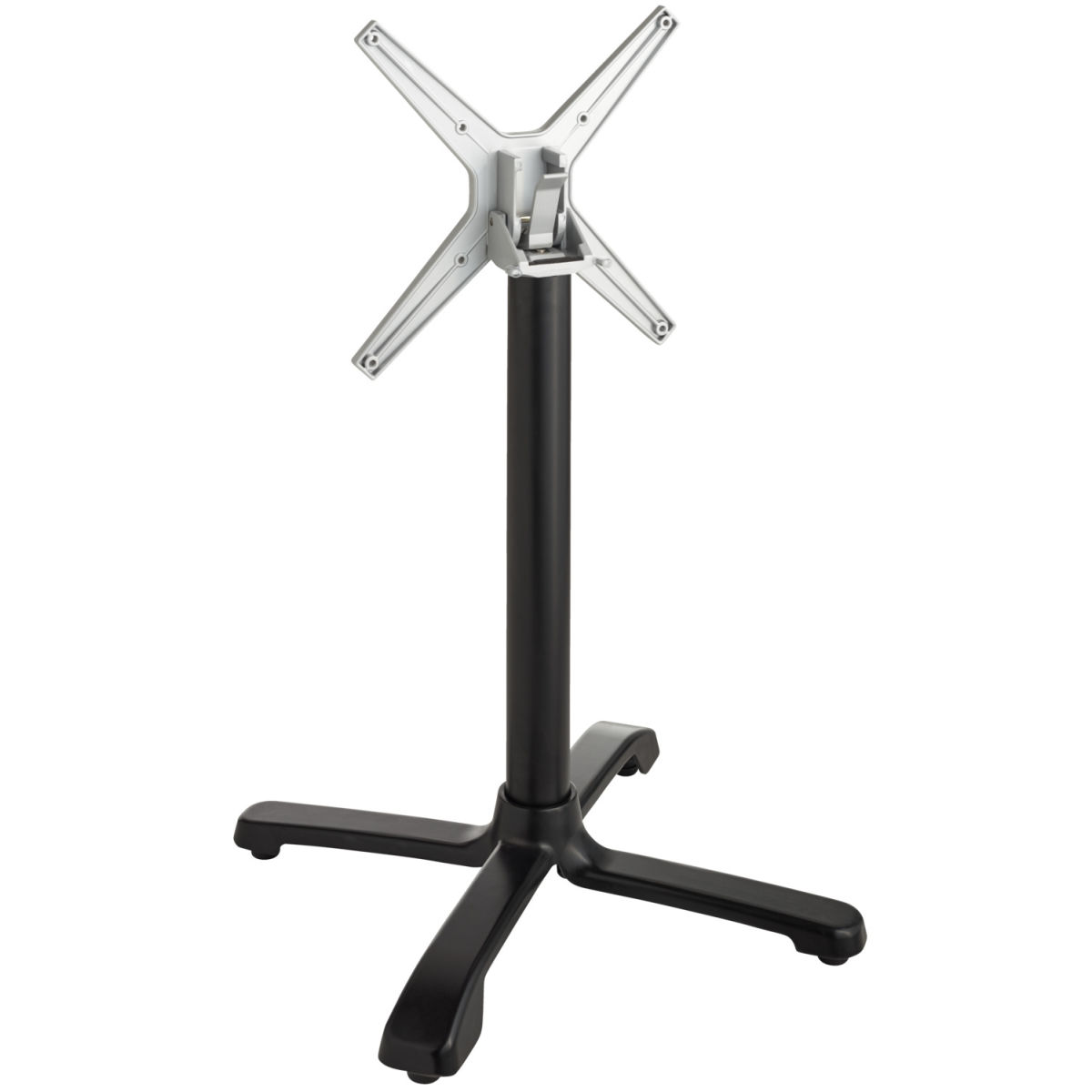 Base Tavolo Flat in alluminio pieghevole FLAT; 51x51x72 cm (LxLxH); nero