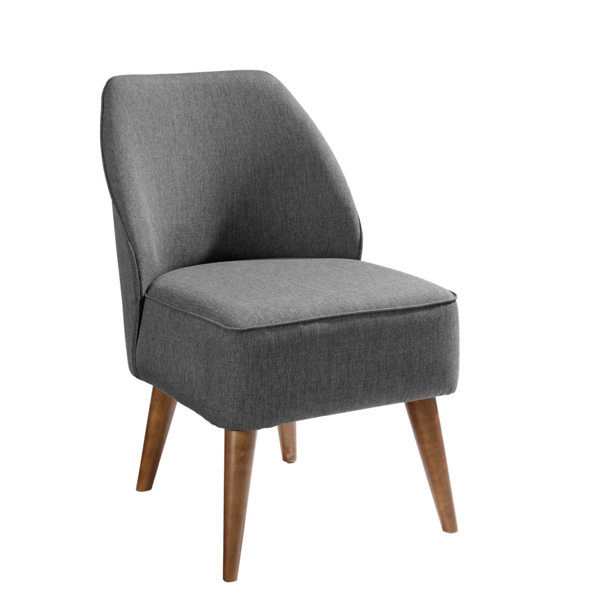 VEGA Loungesessel Lasse Stoff 54x60x82 cm (BxTxH); Sitz grau meliert