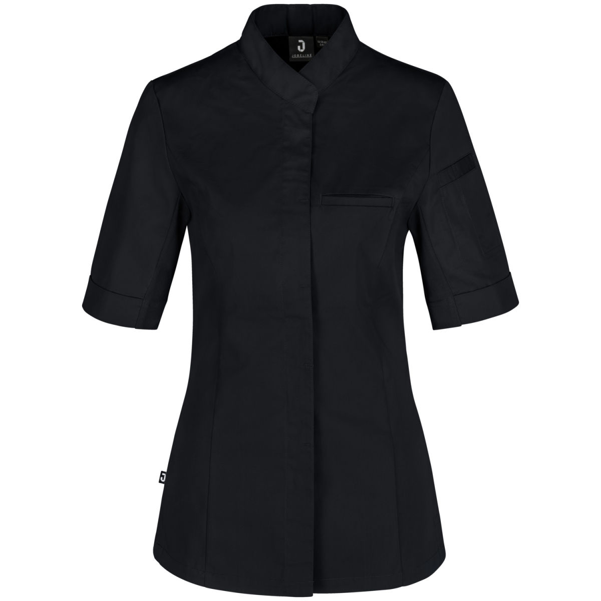 JOBELINE Damen Kochjacke Marco Kurzarm Kleidergröße 38; schwarz