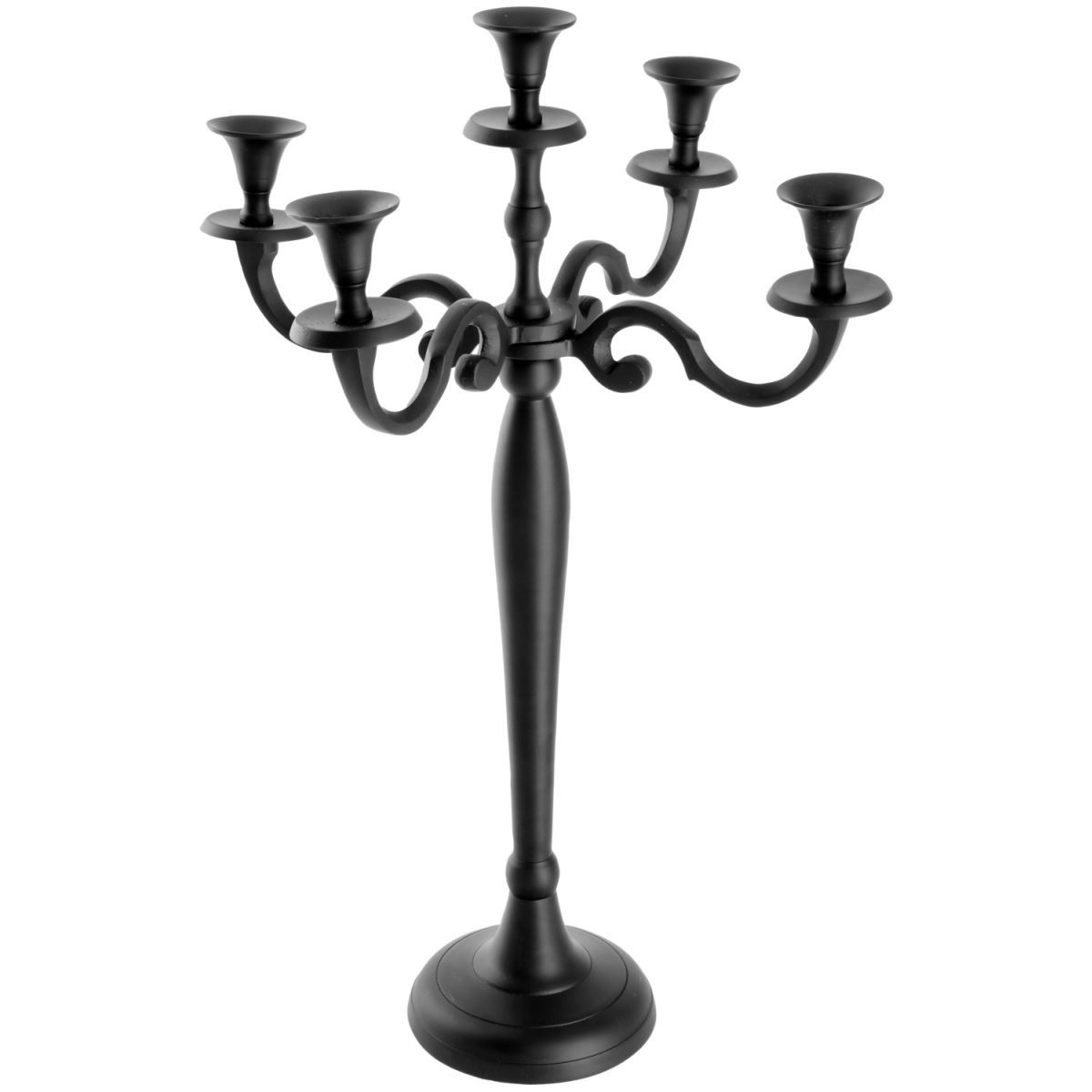 Candelabro Amodia VEGA; 34x60 cm (AnxAt); negro