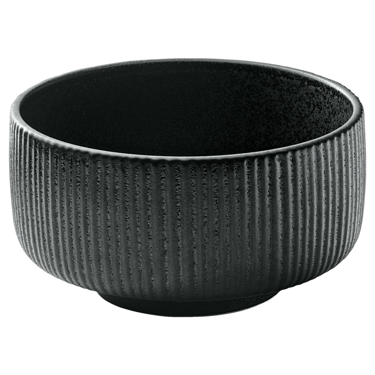 Ciotola Nara con rilievo Playground; 330 ml, 12x5.6 cm (ØxH); nero; 6 pz. / confezione