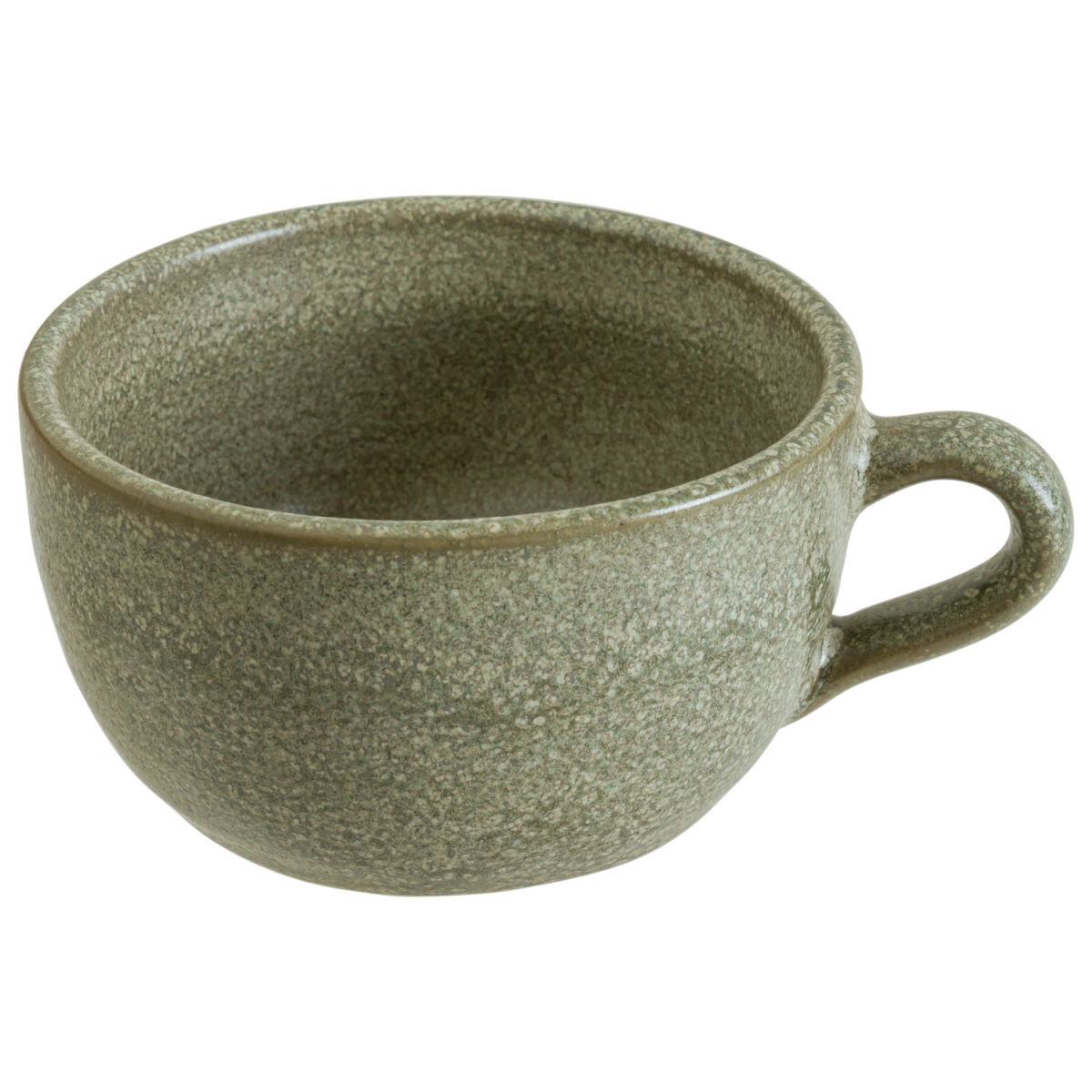 Tazza cappuccino Adelfa Ripple Bonna; 205 ml, 9.7x5.5 cm (ØxH); verde; 6 pz. / Pacco