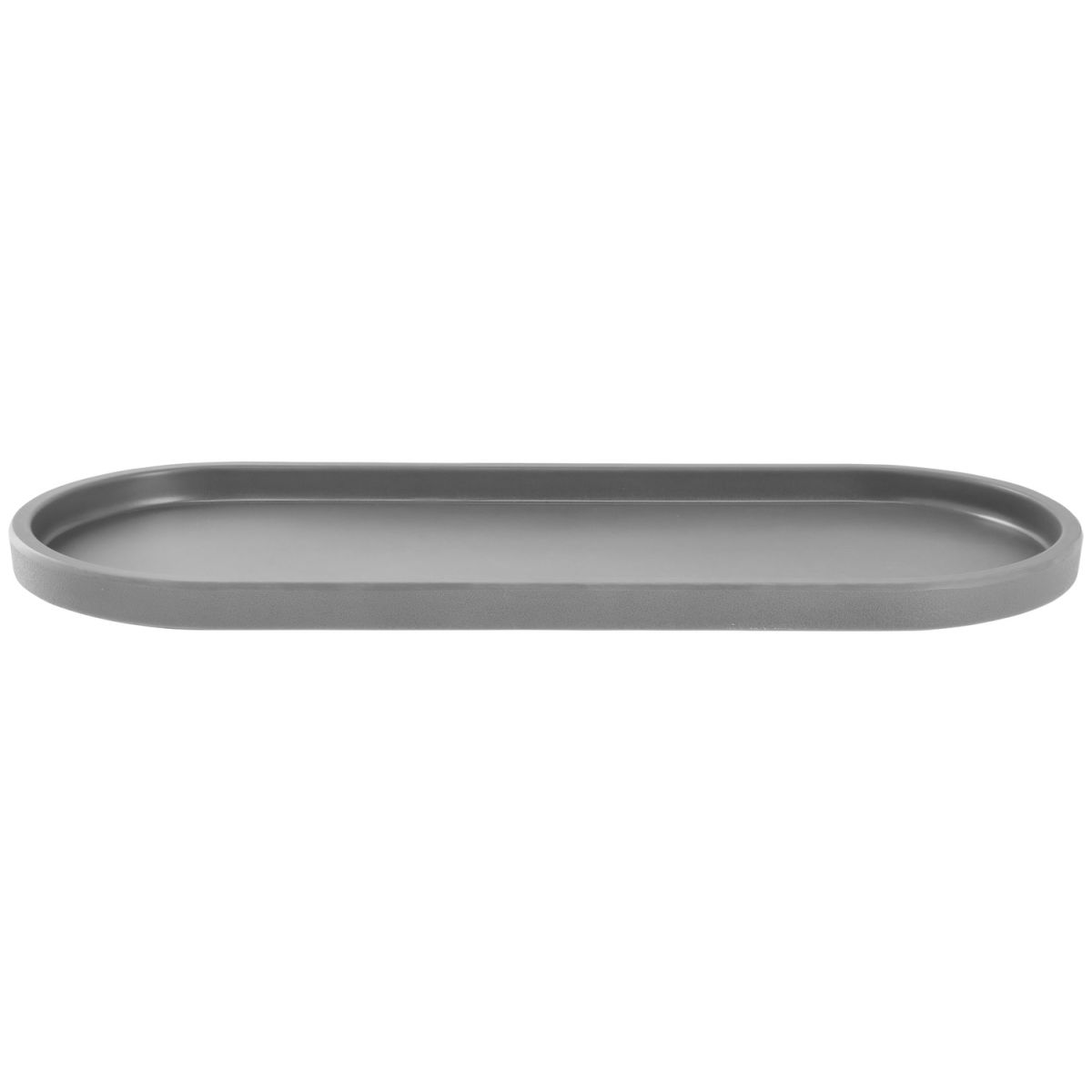 VEGA Teller Kanas oval 32.4x13.3x1.8 cm (LxBxH); grau; oval; 6 Stück / Pack