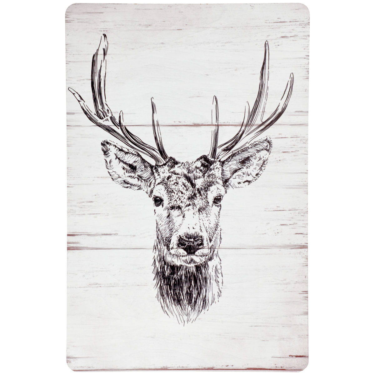 Quadro da parete decorativo Jerik; 40x60 cm (LxH); bianco/nero