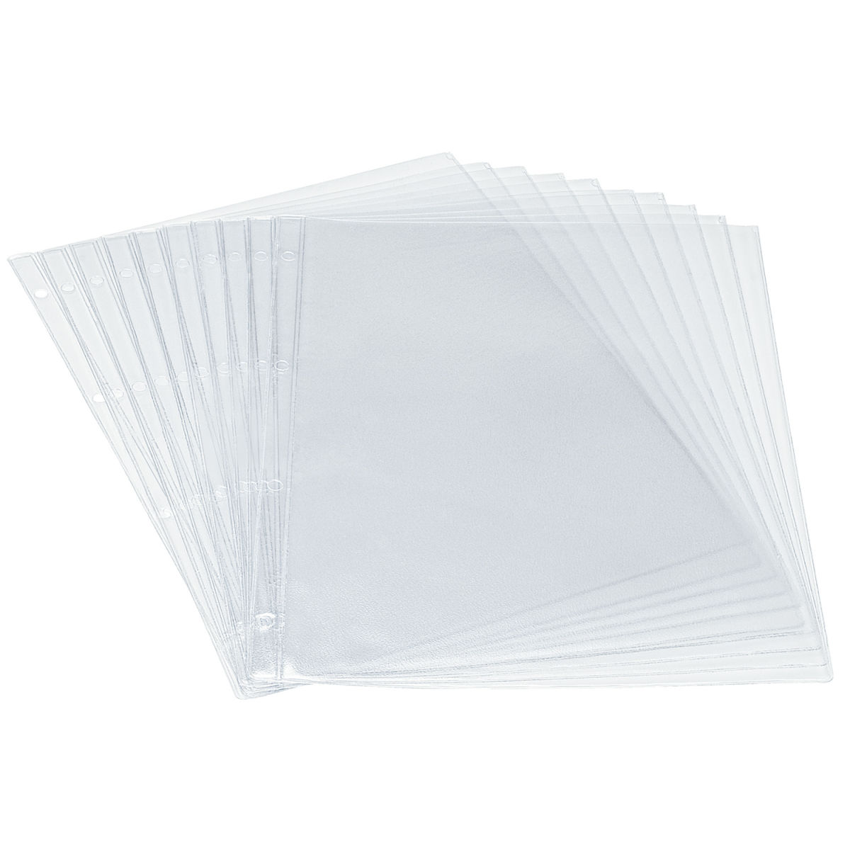 PULSIVA Transparenthülle für Speisekarten Nissa DIN A4; transparent; 10 Stück / Pack