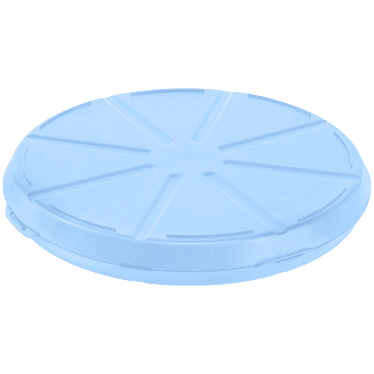 Contenitore per pizza riutilizzabile Yari Neo elasto REuse; 35.8x4.9 cm (ØxH); blu; rotonda; 10 pz. / confezione