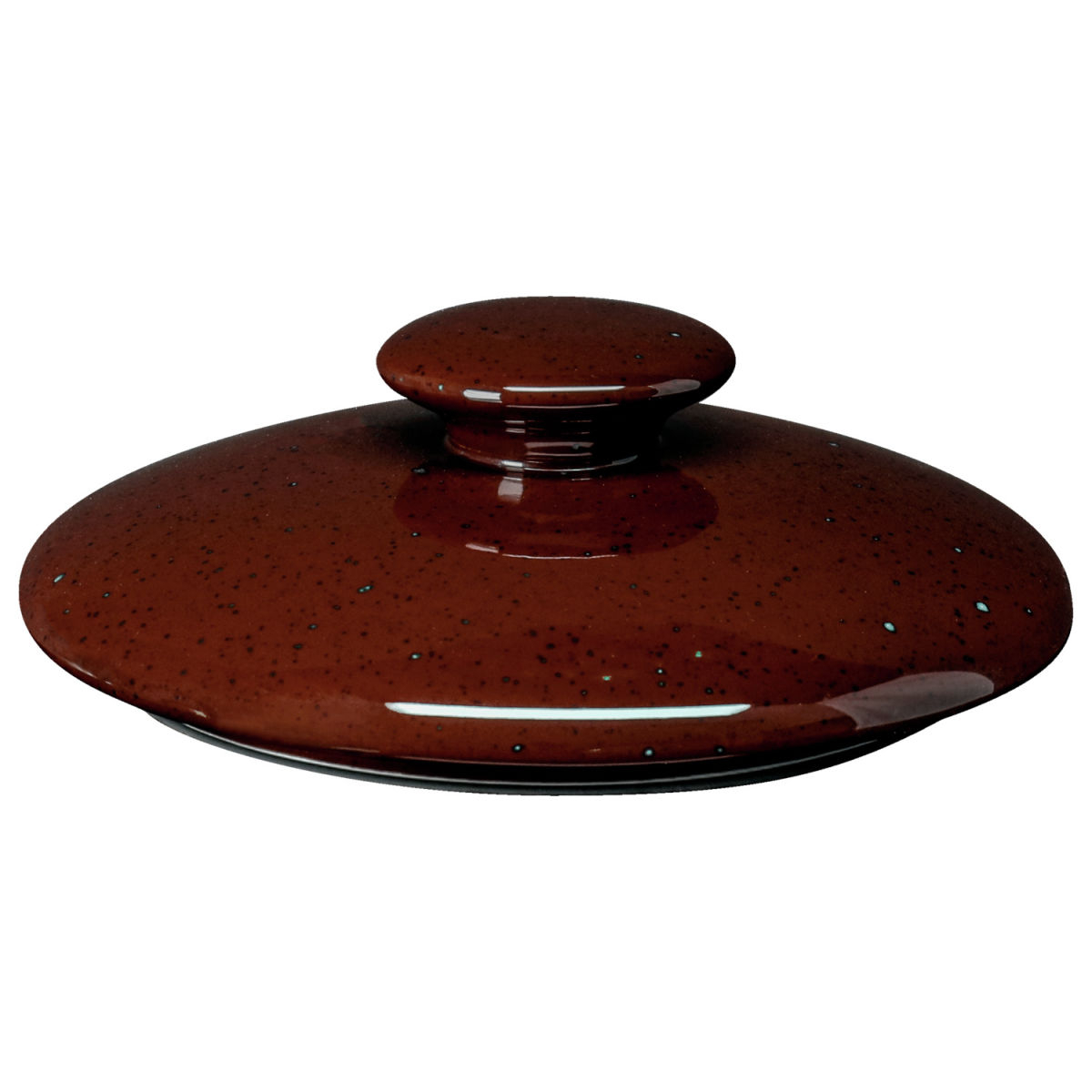 Coperchio  Alessia per tazza consommé VEGA; 12.5 cm (Ø); marrone; 6 pz. / confezione