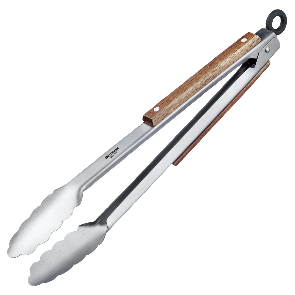 Pinza per barbecue Classic Wood Westmark; 31x4x3.7 cm (LxLxH); argento/marrone