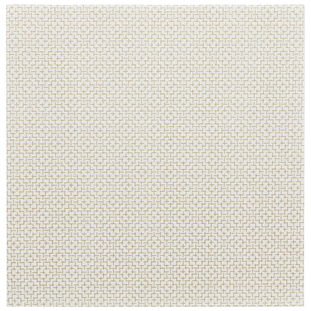 Tovaglioli Chienti GARCIA DE POU; 40x40 cm (LxL); bianco/oro; 50 pz. / confezione