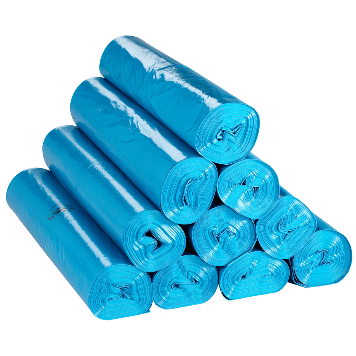 Deiss Abfallsack breit 120 L 120 l, 80x100 cm (BxH); blau; 10 Rolle(n) / Pack
