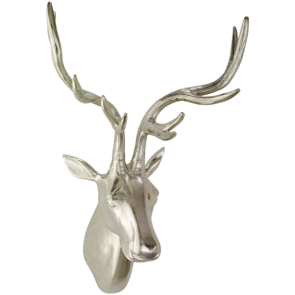 Deko-Geweih Henrietta 38x26x62 cm (BxHxT); silber