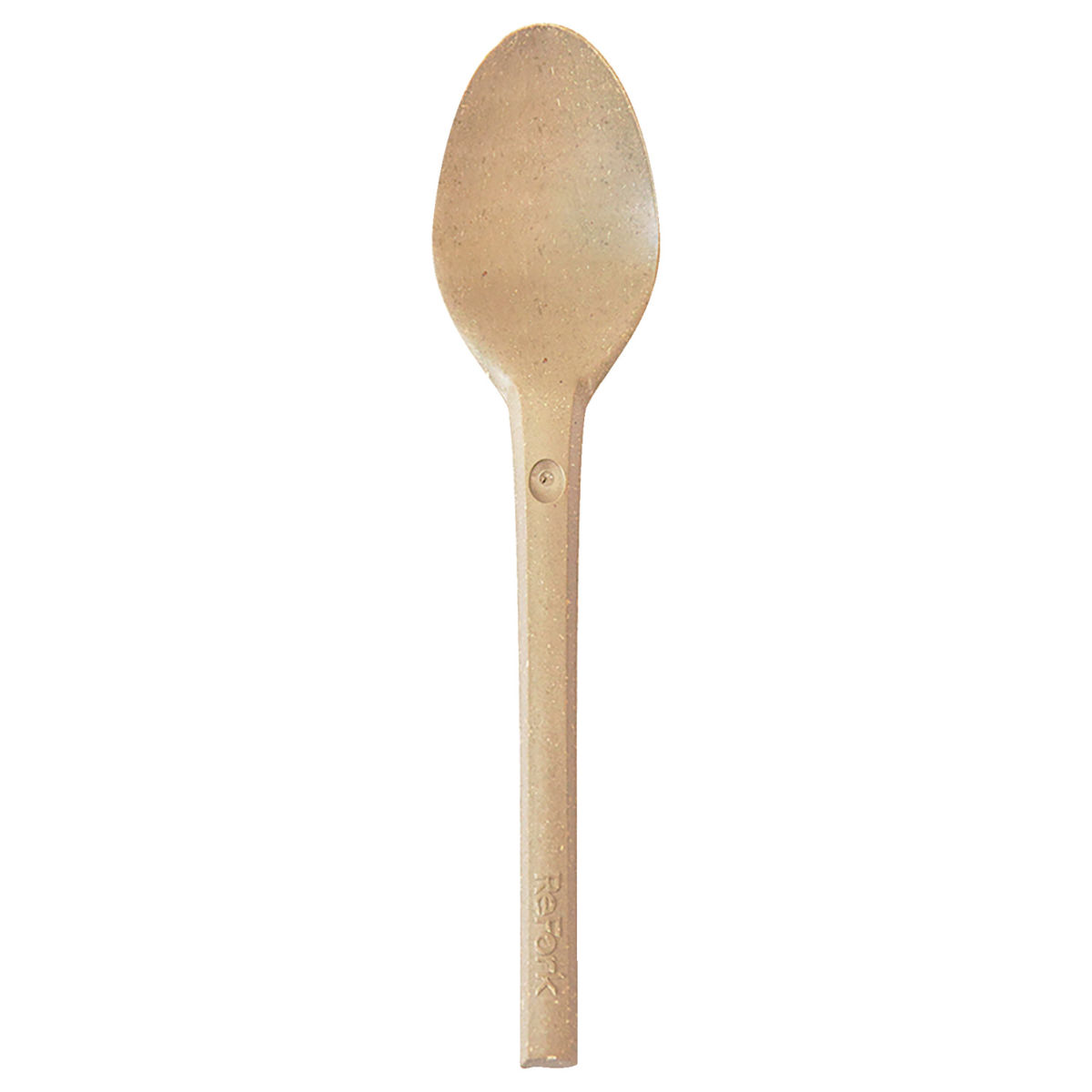 Cuchara desechable Refork Refork; 17.2 cm (Lg); marrón; 25 pz. / Paquete