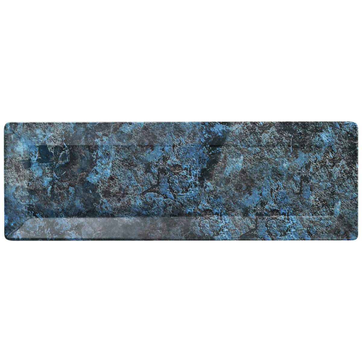 Piatto da presentazione Tusa rettangolare VEGA; 31x10.5x1.8 cm (LxLxH); nero/blu scuro; rettangolare; 6 pz. / confezione