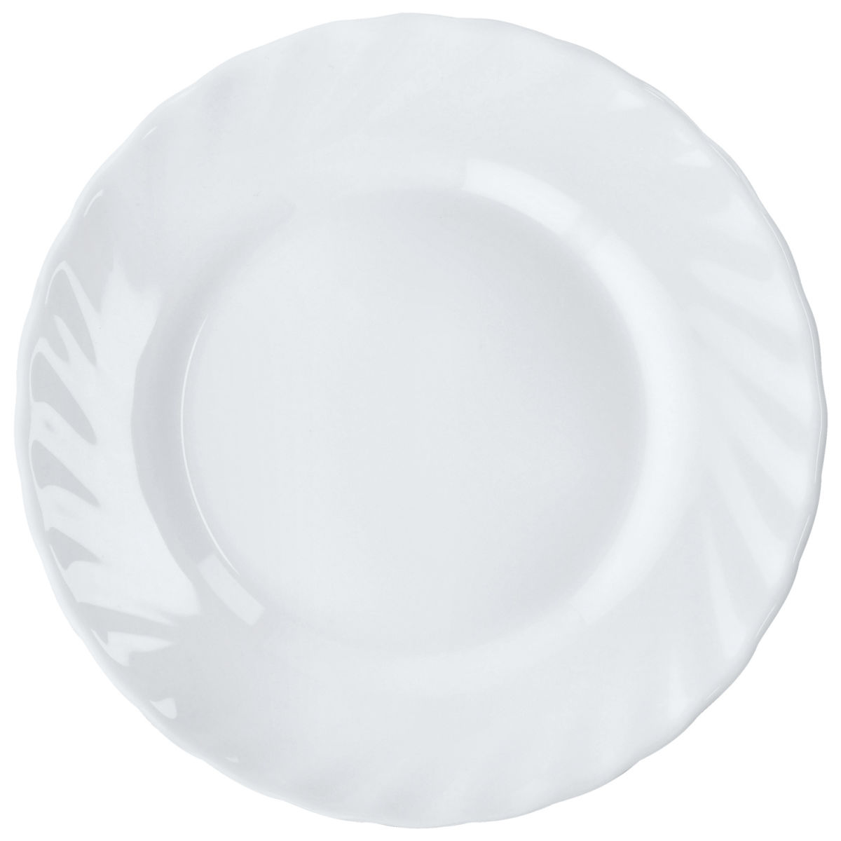 Arcoroc Plat bord Trianon; 15.5 cm (Ø); wit; rond; 6 stuk / verpakking