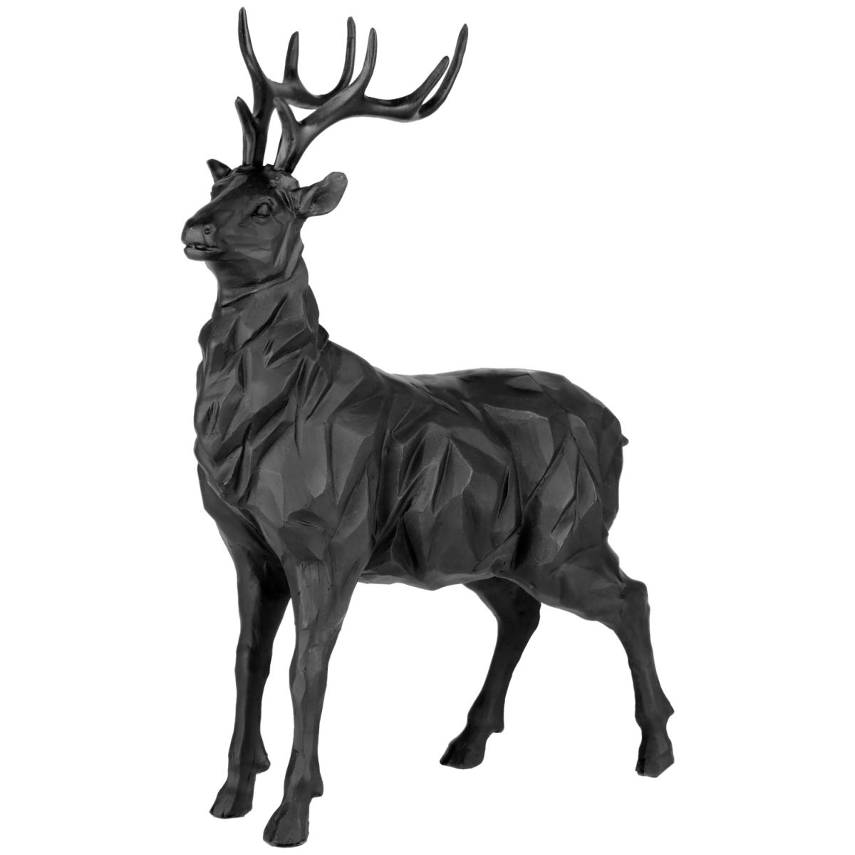 Cervo Lautaro; 25x10x31.5 cm (LxLxH); nero