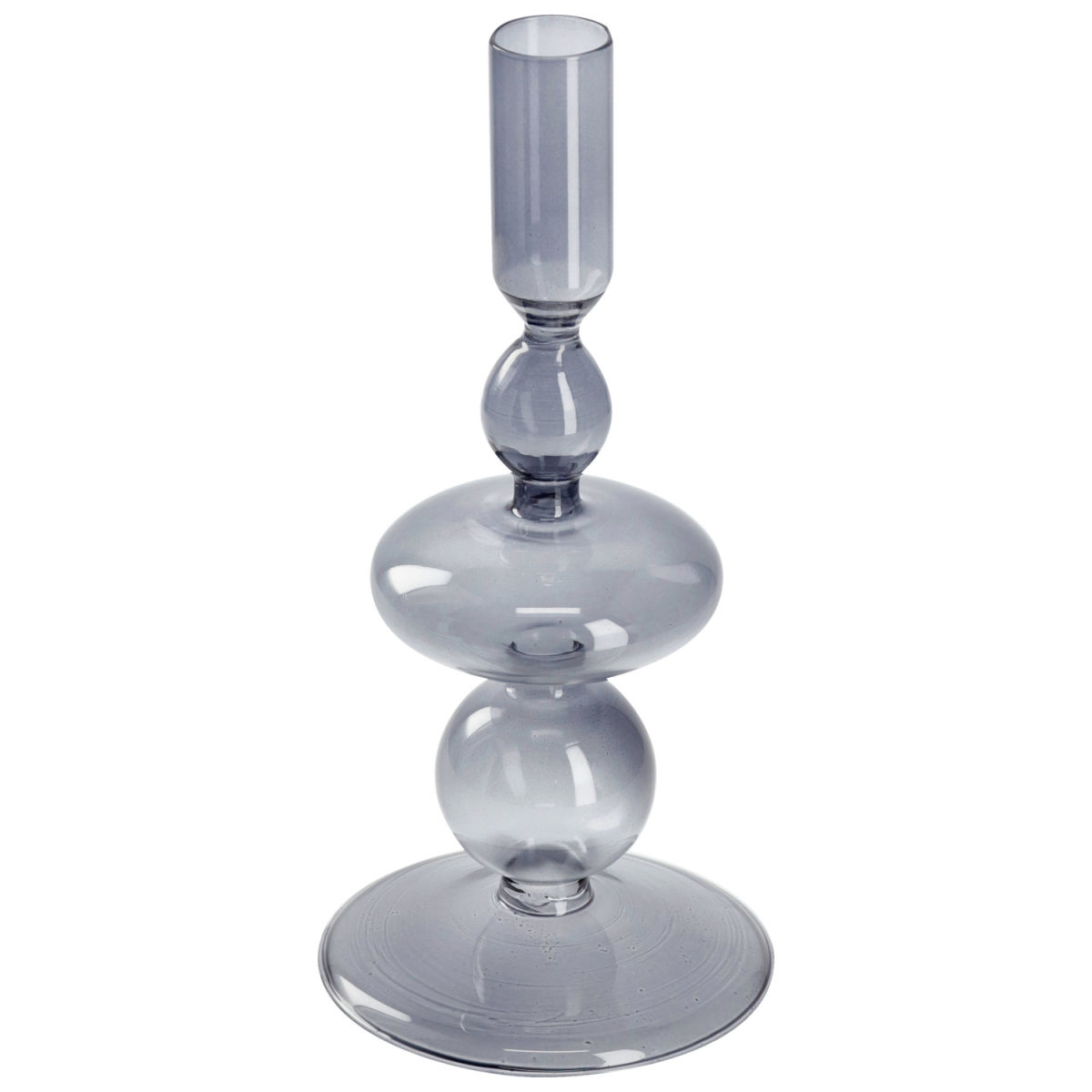 Portacandele Arpi; 9.5x20 cm (ØxH); grigio scuro