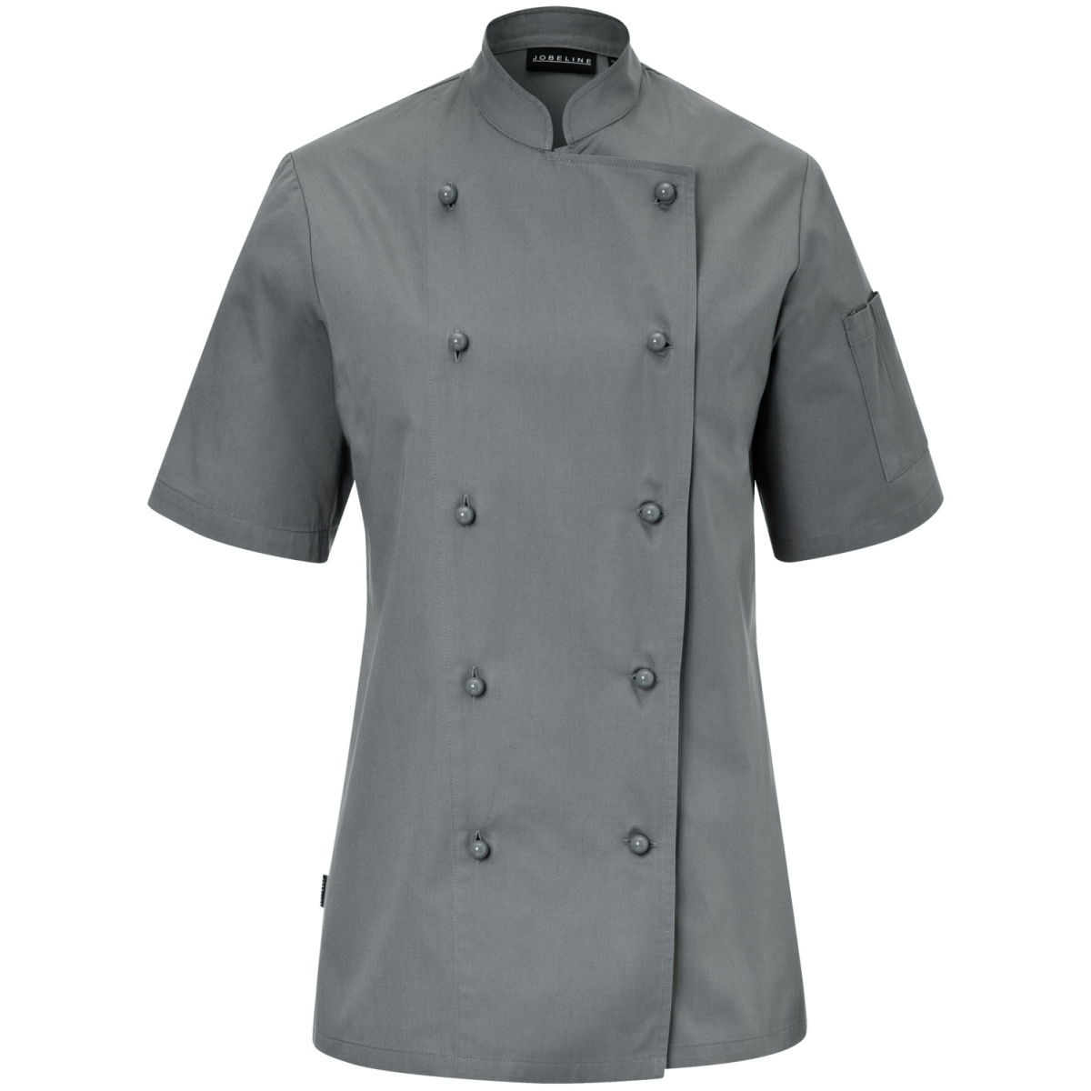 Chaqueta de cocina para mujer Milan manga corta JOBELINE; Talla 50; gris