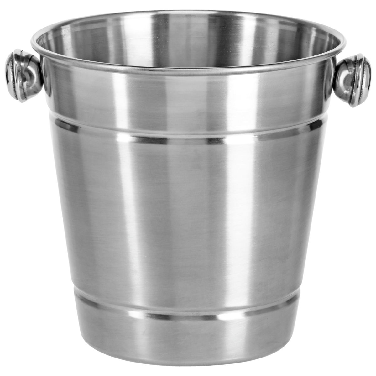 Mini secchiello ghiaccio Buffalo PULSIVA; 1500ml, 14x14 cm (ØxH); argento