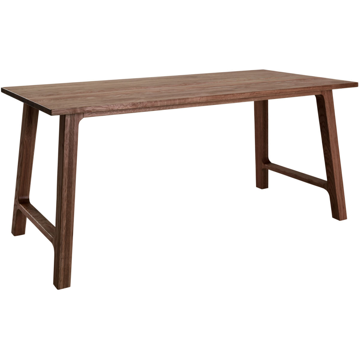 Tavolo Campano rettangolare VEGA; 180x80x77 cm (LxLxH); tabacco verniciato; rettangolare