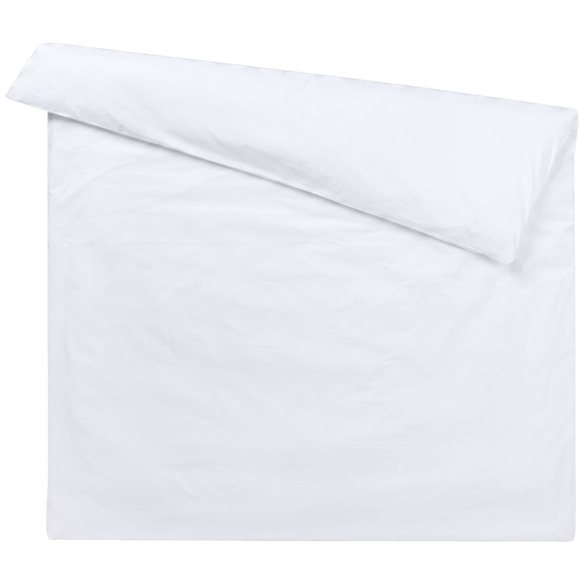 PULSIVA Bettbezug Parma; 240x220 cm (BxL); weiß; 2 Stück / Pack