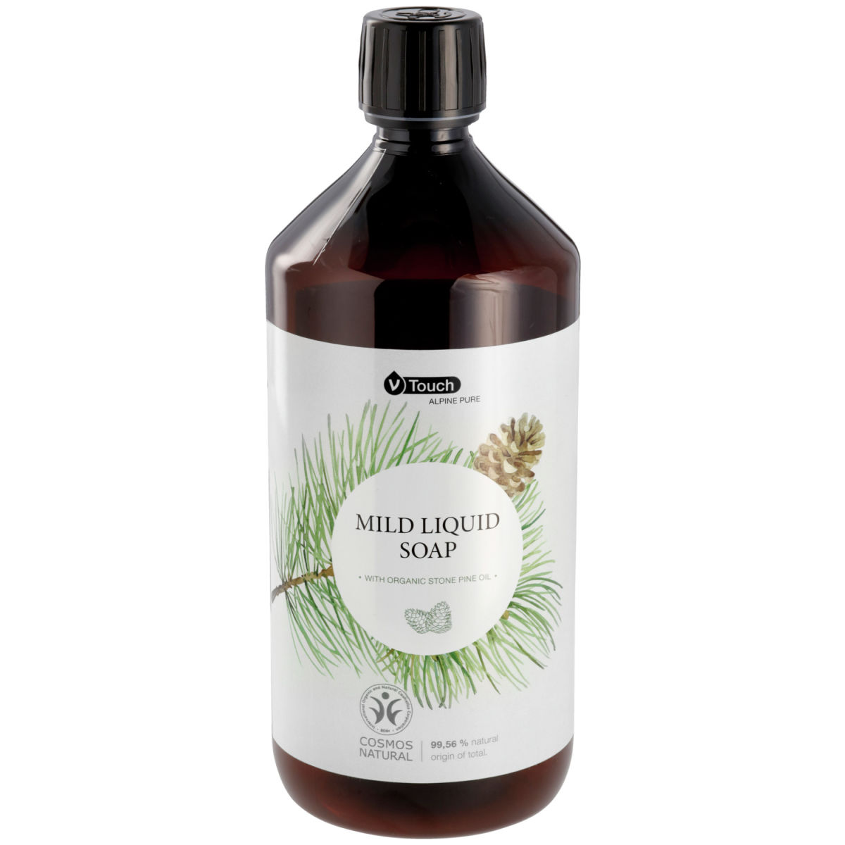 V-Touch Hotel Flüssigseife Alpine Pure Nachfüllflasche 1000 ml; weiß; 6 Stück / Pack