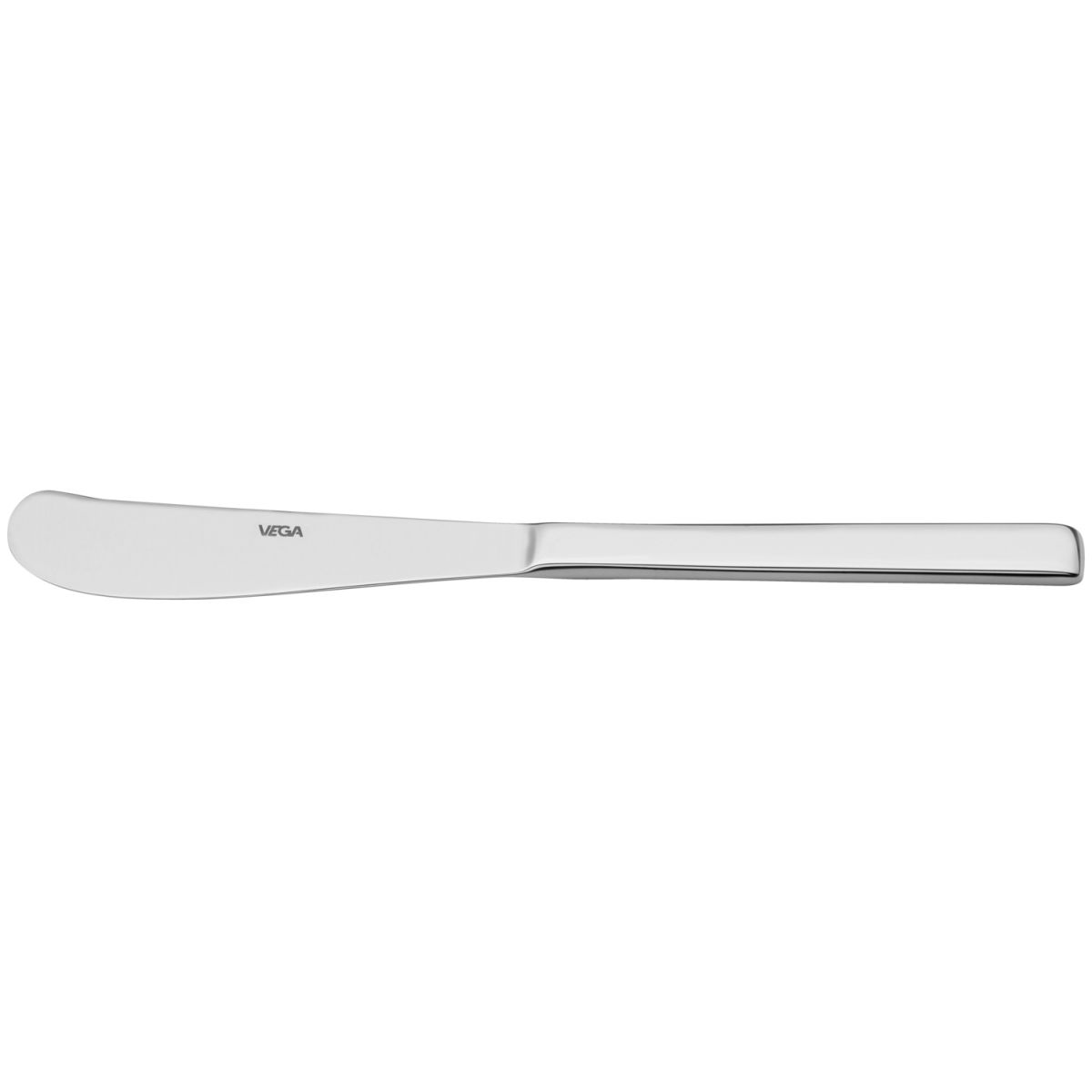 Vega Botermes Decaso; 17.3 cm (L); zilver, Handvat zilver; 12 stuk / verpakking