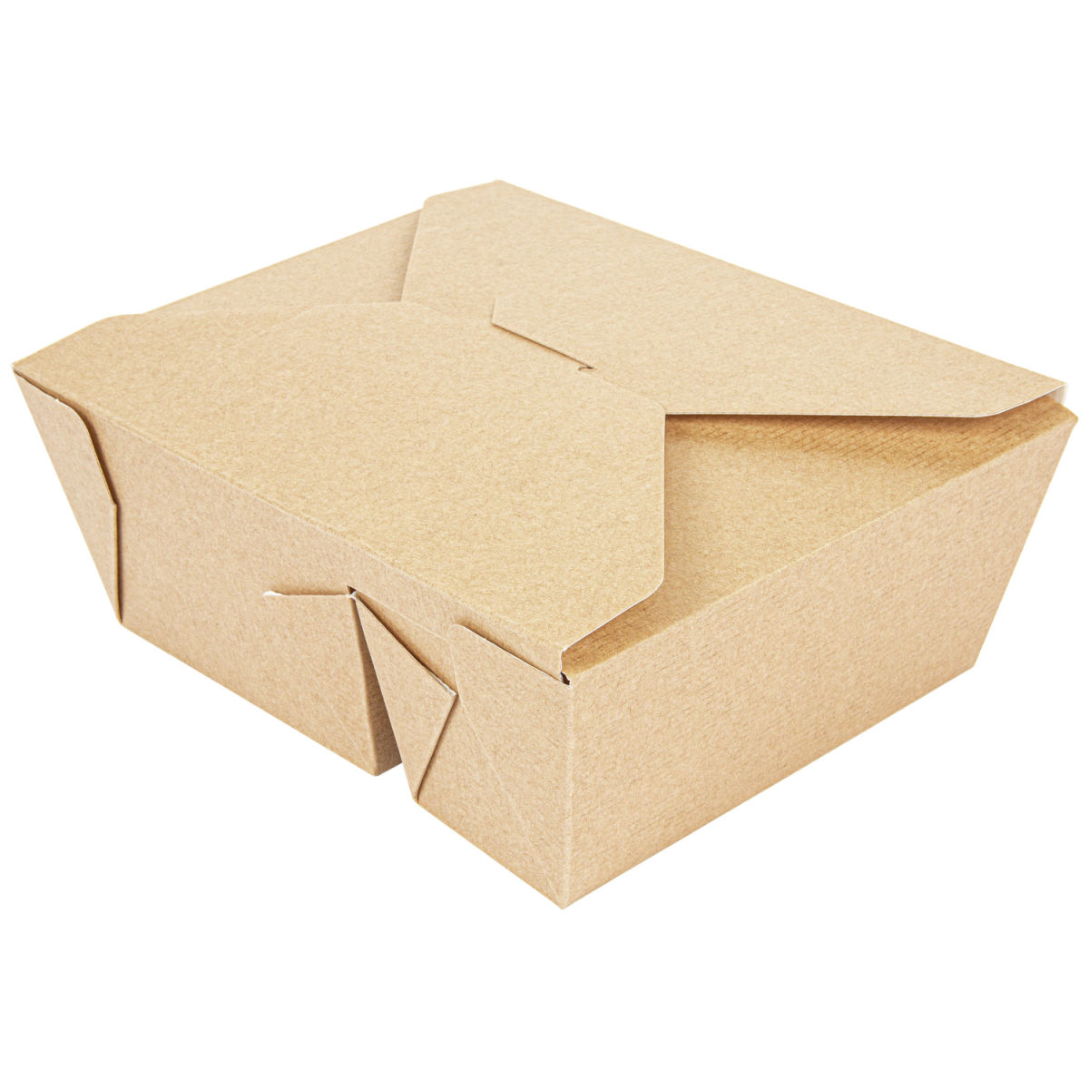 Lunchbox The Pack a due scomparti, 900 + 450 ml The Pack; 1350ml, 15.2x12.1x6.5 cm (LxLxH); marrone; rettangolare; 50 pz. / confezione