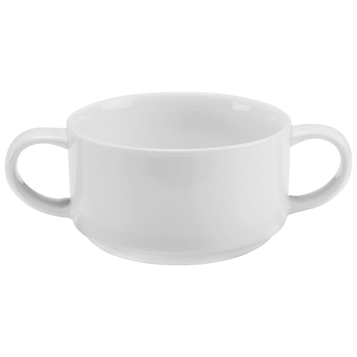 PULSIVA Soepkop Ronda; 250ml, 9.7x6 cm (ØxH); wit; rond; 6 stuk / verpakking