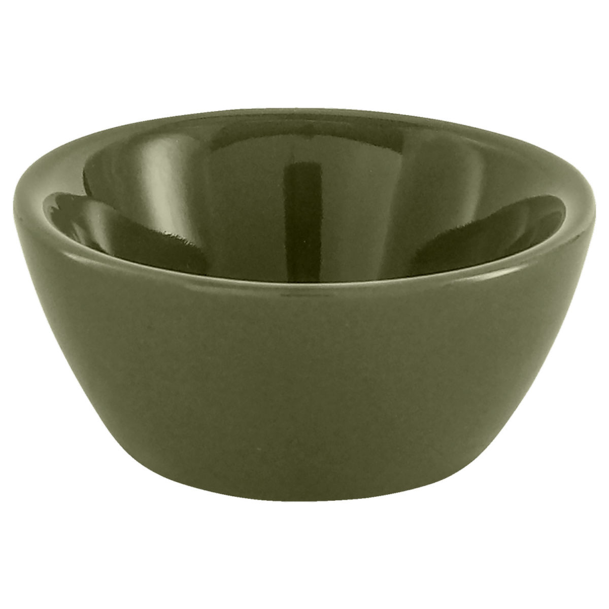 VEGA Mini-Schälchen Ara 58 ml, 7x3 cm (ØxH); oliv; rund; 12 Stück / Pack