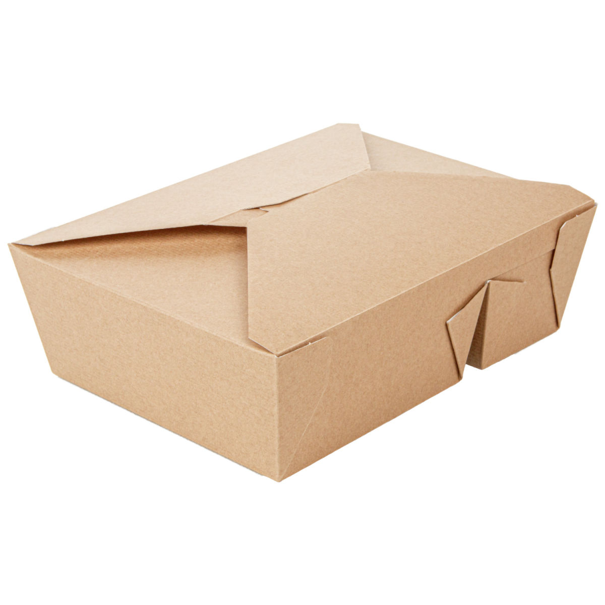 Lunchbox The Pack a due scomparti, 1320 + 660 ml The Pack; 1980ml, 19.6x14x6.2 cm (LxLxH); marrone; rettangolare; 50 pz. / confezione