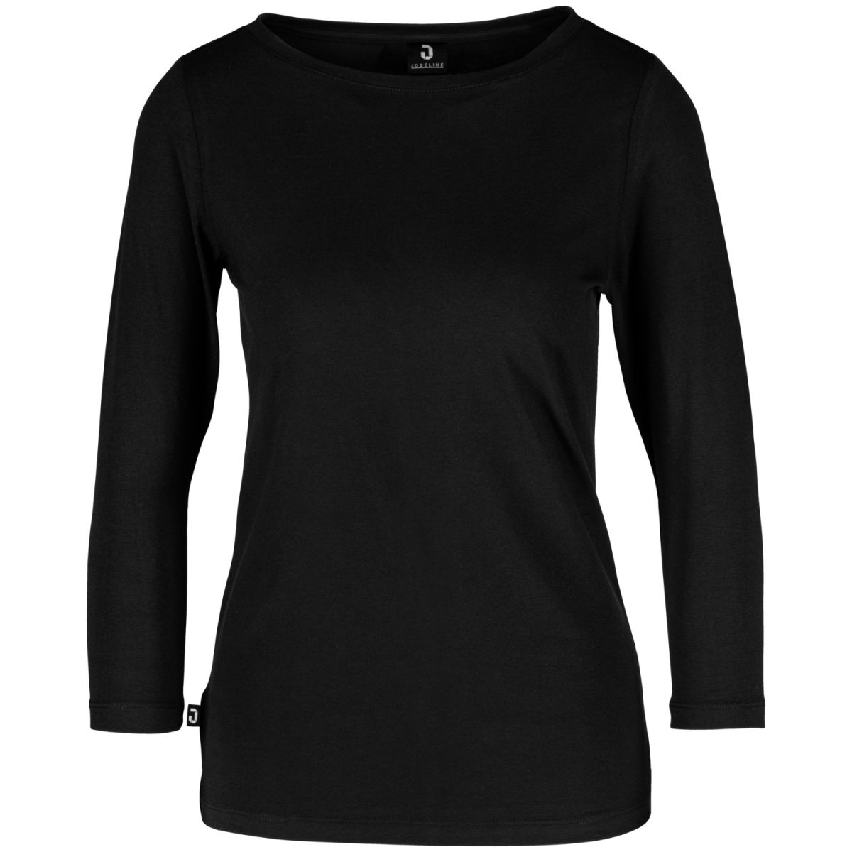 Camiseta para mujer Malme manga tres cuartos JOBELINE; Talla M; negro