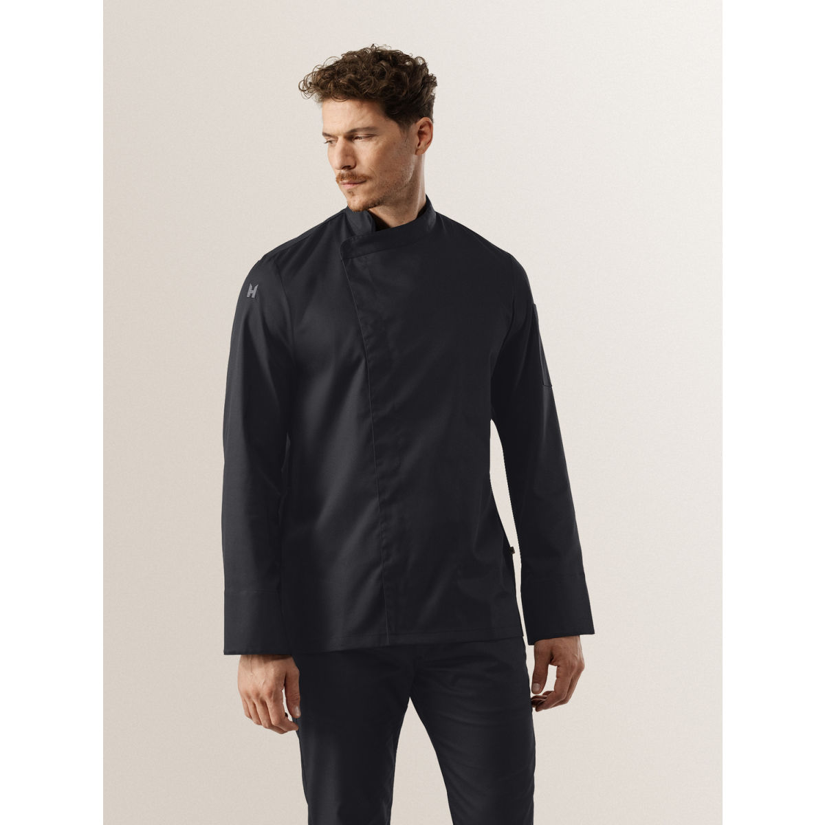 Le Nouveau Chef Herrenkochjacke Arnoux Kleidergröße L; schwarz