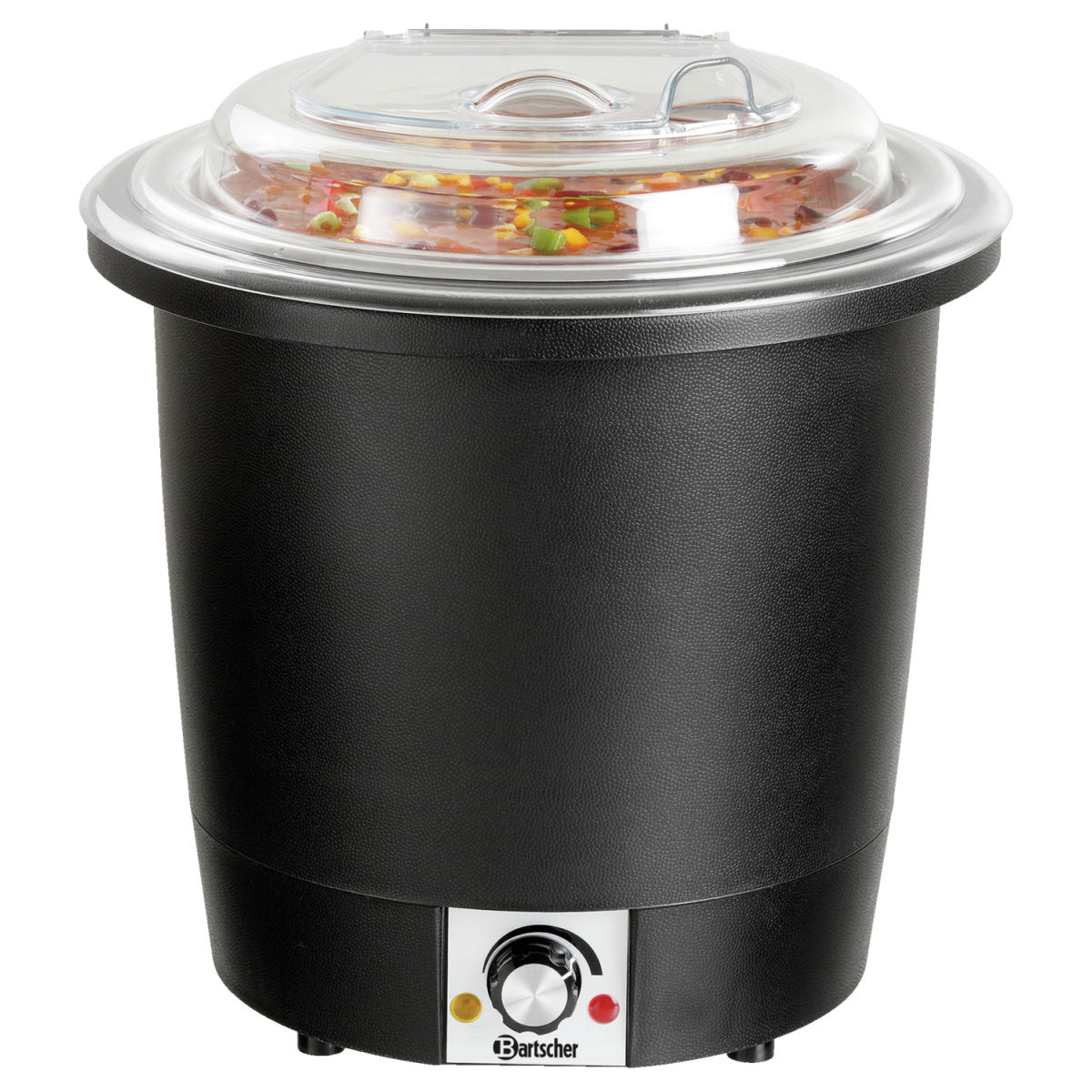 Pentola da zuppa Bartscher; 10000ml, 38x33 cm (HxØ); nero