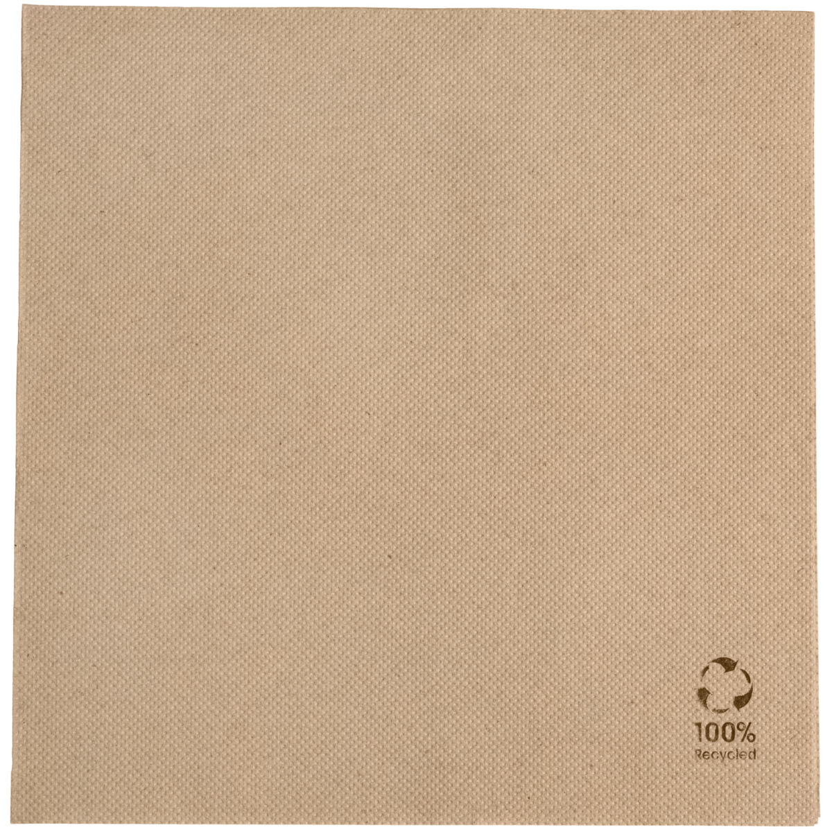 Tovaglioli Ecolabel Piega 1/4 GARCIA DE POU; 39x39 cm (LxL); naturale; 1200 pz. / confezione
